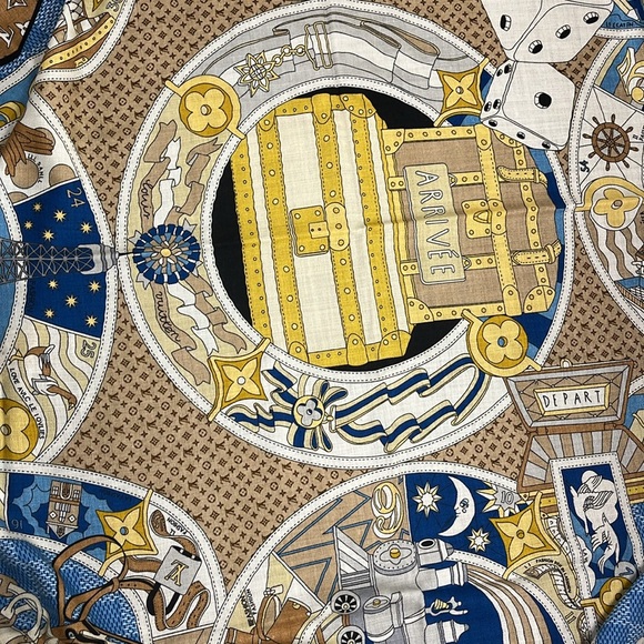 Louis Vuitton Shawl Monogram 30%Silk, 70% Cashmere including the box and ribbon - Picture 12 of 17